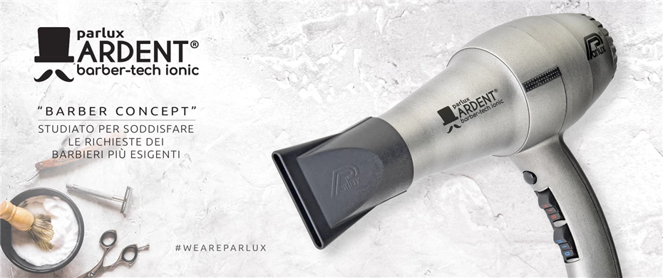 NUOVO PARLUX ARDENT® - IL PRIMO PARLUX BARBER CONCEPT